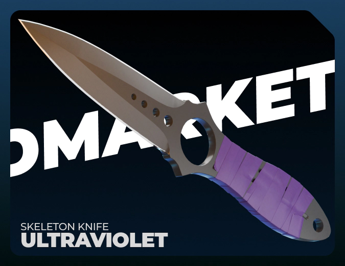 Skeleton Knife Ultraviolet
